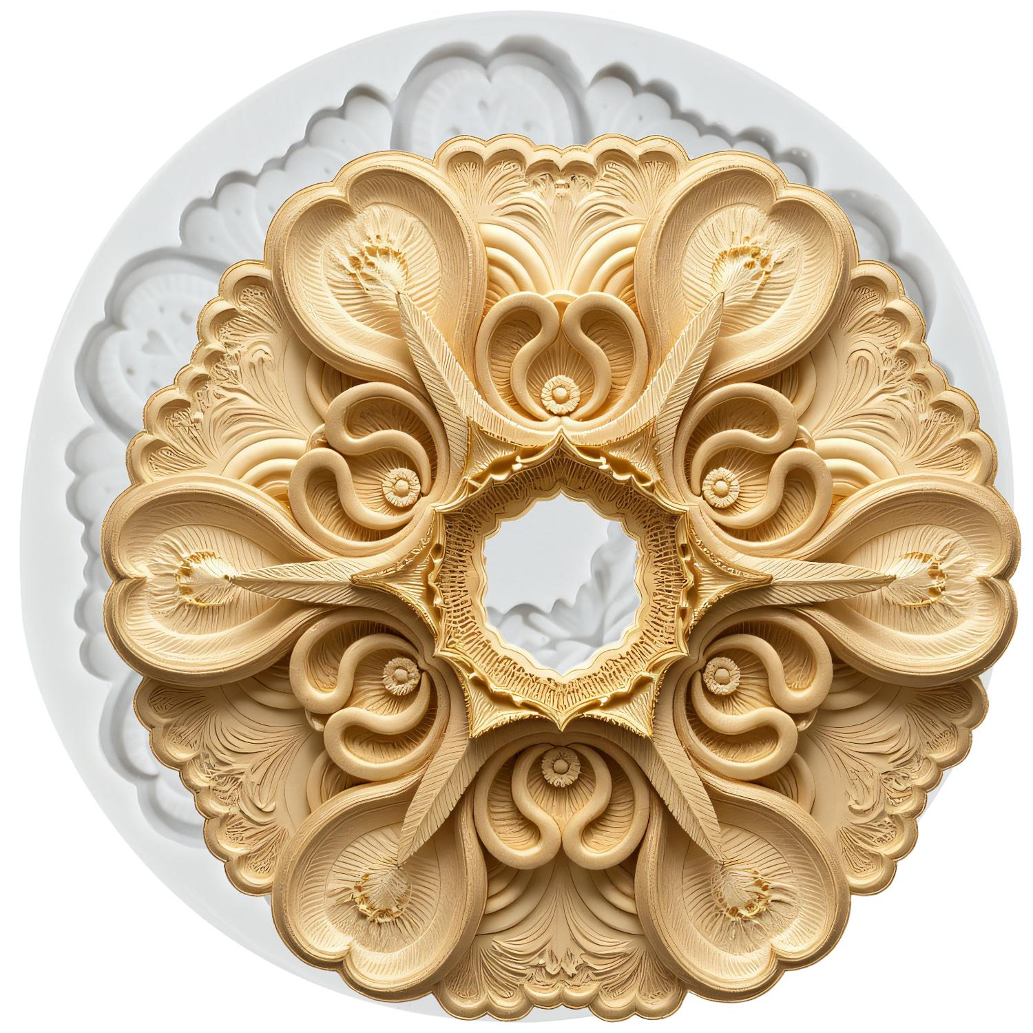 

Силиконовые формы в стиле барокко, рельефные, с цветами, форма для мастики, инструменты для украшения торта, топпер для кекса, форма для конфет, шоколада, гампасты серый