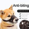 Dog Muzzle Anti-Bite Anti-Barking Anti-Eating Dog Muzzle Pu Leather Protective Pet Muzzle Small Large Dog Mask