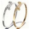 Women's Three-Color Zirconium Titanium Steel Bracelet