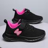 New Fashion Classic Girls Running Shoes Pink Kids Sneakers for Basket Breathable Mesh Tennis Shoes Children School Sport Shoes