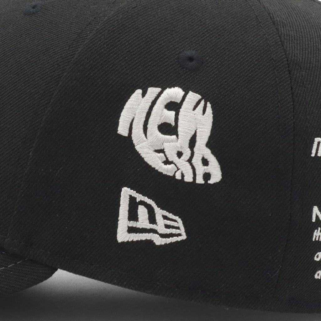 Golfkappe 9FORTY Archiv-Logo Schwarz KOSTENLOS GF 940VS ARCHIVE LOGO BLK [New Era]