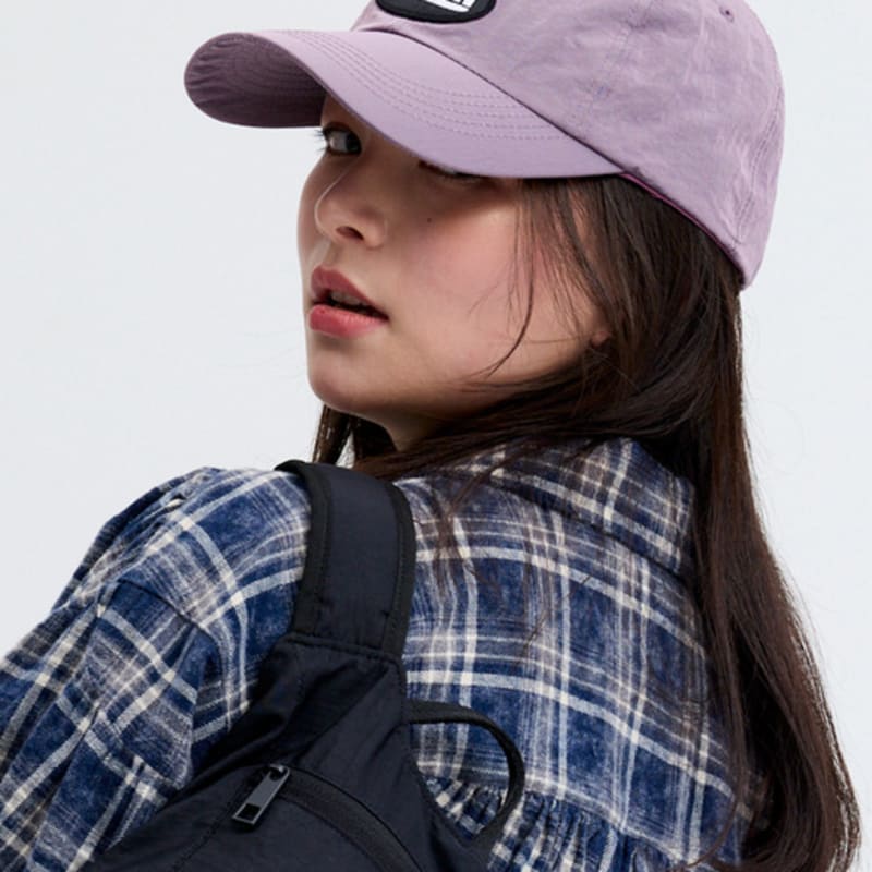 macni LOGO PATCH NYLON DEEP CAP_LAVENDER