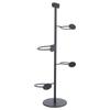1Pcs Modern Cup Display Stand for Paper Cups Coffee Cups Storage Rack Black Metal Cup Holder Organizer for Kitchen Counter Desk