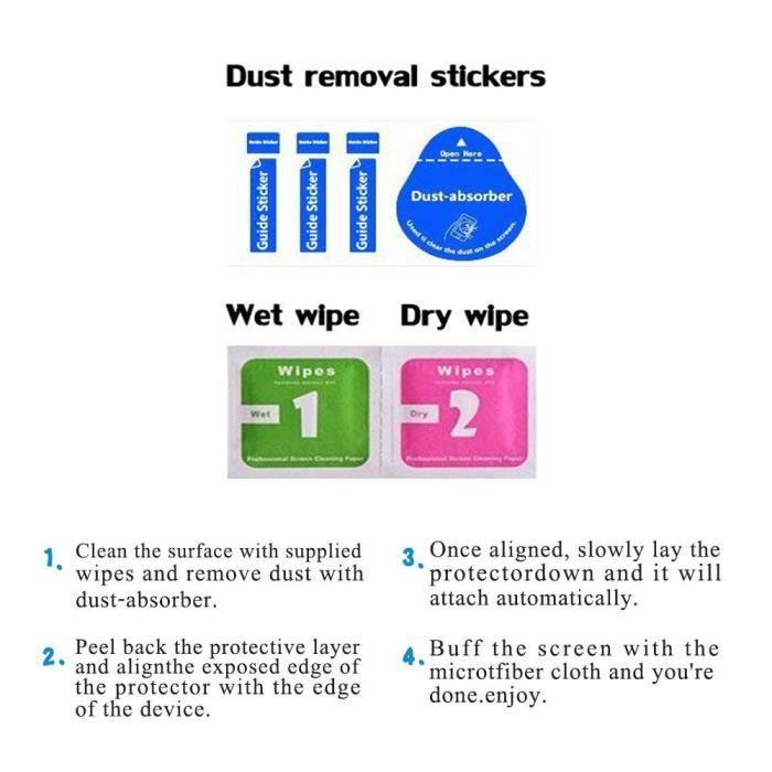 [3 Pack]Film Protection en Verre trempé écran Protecteur Vitre pour Samsung Galaxy A50, Dureté 9H