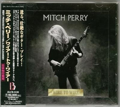 CD MITCH PERRY  Wire To Wire ALCB3132 Brunette 1996 Japan Rock Used