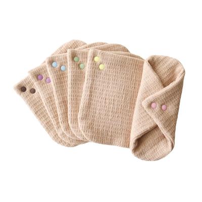 Servilletas de tela de algodón orgánico Kiwami Snap Liner Hanafun tamaño M 6 piezas Fabricadas en Japón Sábana vaginal<Round>