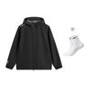 Li Ning Outdoor CF Tracing Windproof, Breathable, Abrasion Resistant, Rainproof Windbreaker Jacket Unisex Black AEMV005-3