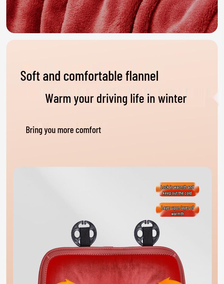 Luxury Flannel Winter Plush Car Seat Cushion for Mercedes-Benz & BMW - Thick, Warm, Three-Piece Rear Set