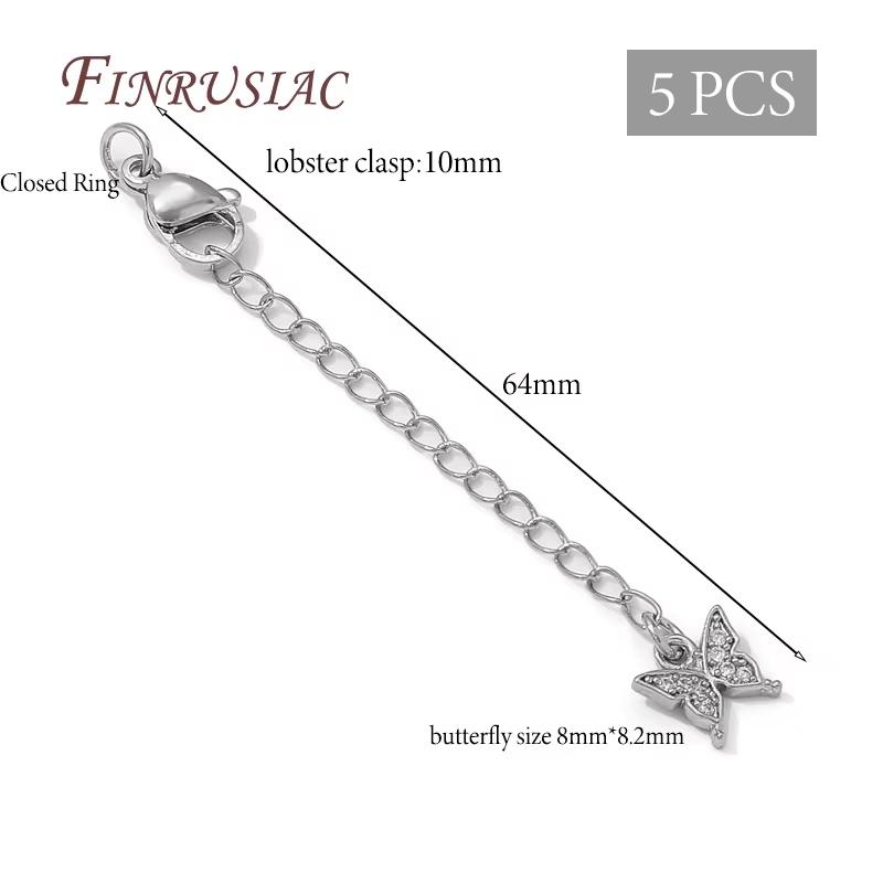 14K Gold Plated Lobster Clasp,Bracelets Clasps with Extension Chains DIY Jewelry Making Supplies,Locks For Jewelry Connectors