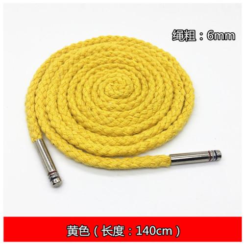 6mm Eight Strand Polyester Cotton Rope For Sports Pants Waist Rope, Clothing Drawstring, Dress Waist Rope, Shoelaces TJ21032