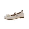 French Mary Jane Shoes Women's 2025 New Summer Gentle Matching Skirt Low Heel Shallow Mouth Round Head Flat Sole Shoes