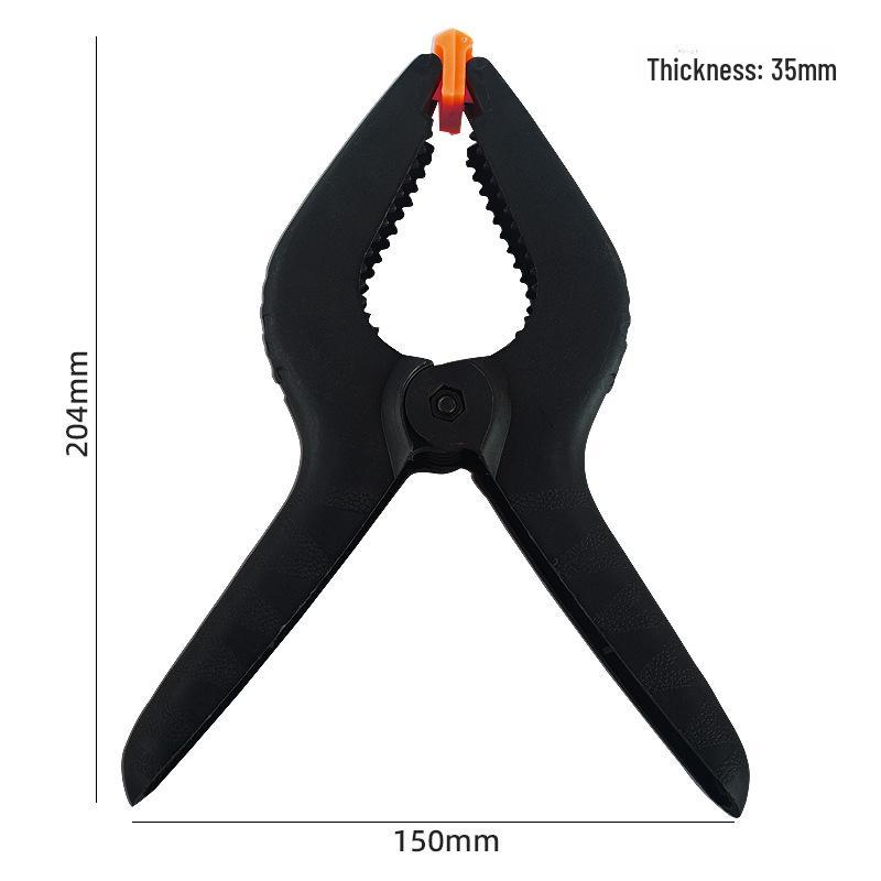 Yunbei Nylon A-Clamp: Strong Spring Woodworking & Photography Background Clamp (2/3/4/6/9-inch)