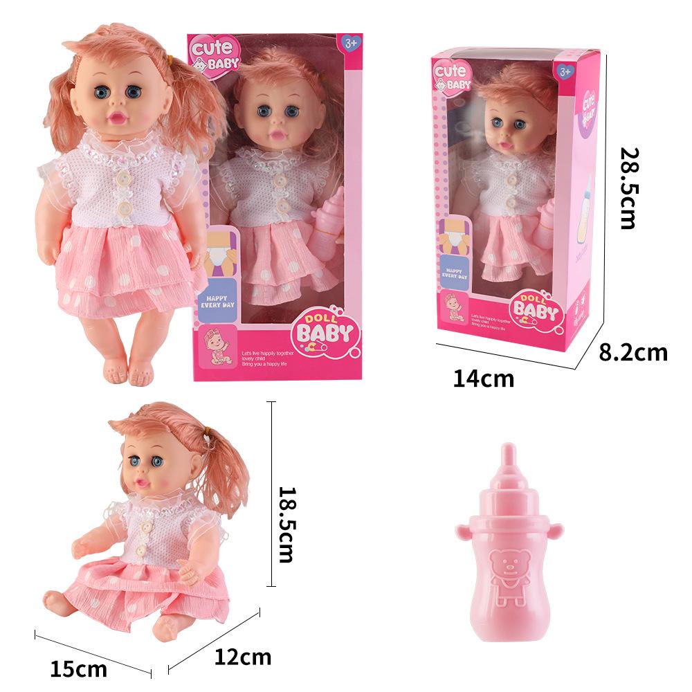 12-Inch Soft Talking Baby Doll Sleep Companion Toy - Ideal Gift for Girls