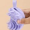 Silicone Body Scrubber Whirlwind Double Sided Bath Brush Hair Washing Massage Comb Bathroom Skin Shower Cleaning Brushes