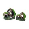 Aquariums Decoration Realistic Moss Covered Barrels Figure Safe Resin Shelter Cave For Fish Shrimp Underwater Hideouts
