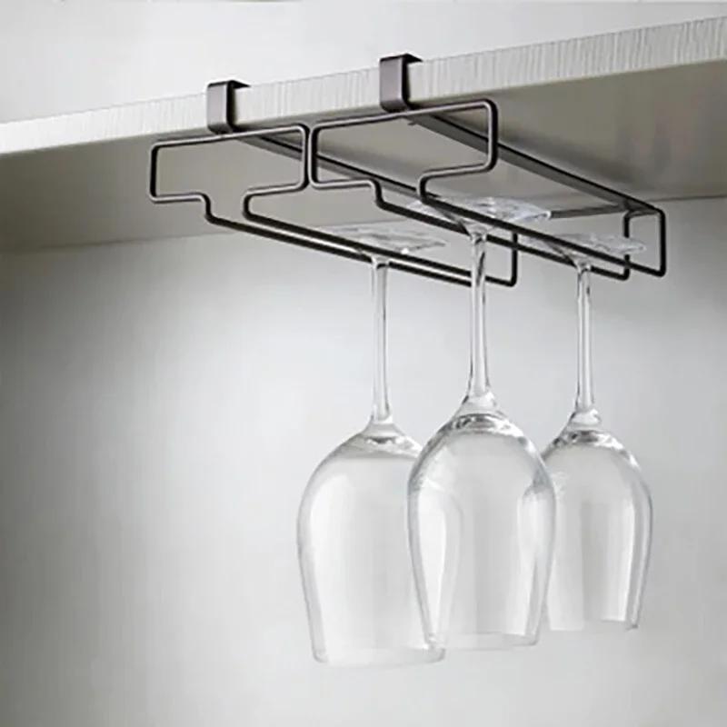 Regal Unter Schrank Stielgläser-Organizer Glaspokal Eisenregal Bar Küchenwerkzeuge Geeignet für Orte wie Küchen Schön
