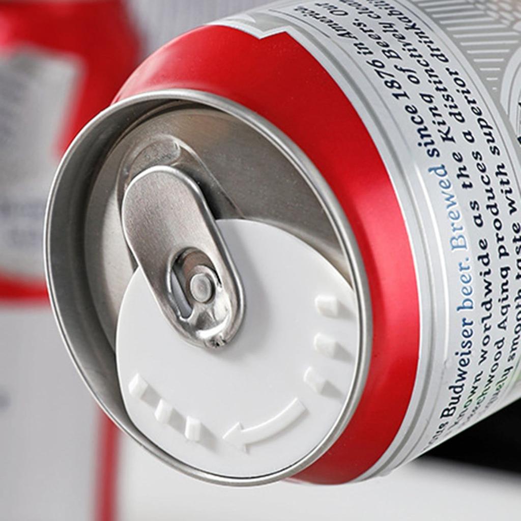 5 Pieces Can Lid Can Sealer Beverage Can Cap Can Protector Barricade Soda Cap Sealer Plastic Beer Drink Lid Protector for Beer J