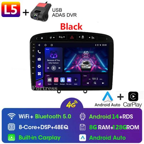 Android14 Car Radio for Peugeot 408 308 308SW 2007-2020 Multimedia Video Player Navigation GPS Carplay Auto 4G Stereo 2Din