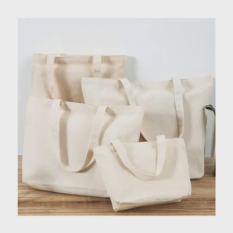 High-Quality DIY Cartoon Canvas Tote Bag with Large Capacity