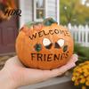 Compact Sand Table Landscaping Props Harvest Halloween Pumpkin Figurine Resin Welcome Ornament Autumn Thanksgiving Hand Painted Holiday Centerpieces