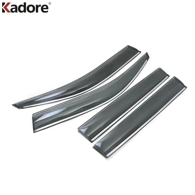 For Toyota Prado J150 2010-2013 2014 2015 2016 2017 2018 Car Door Window Deflector Sun Visor Guard Rain Shield Vent Cover Trim