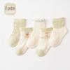 Spring & Summer Baby Mid-Calf Mesh Cartoon Lace Cotton Socks - Breathable & Comfortable