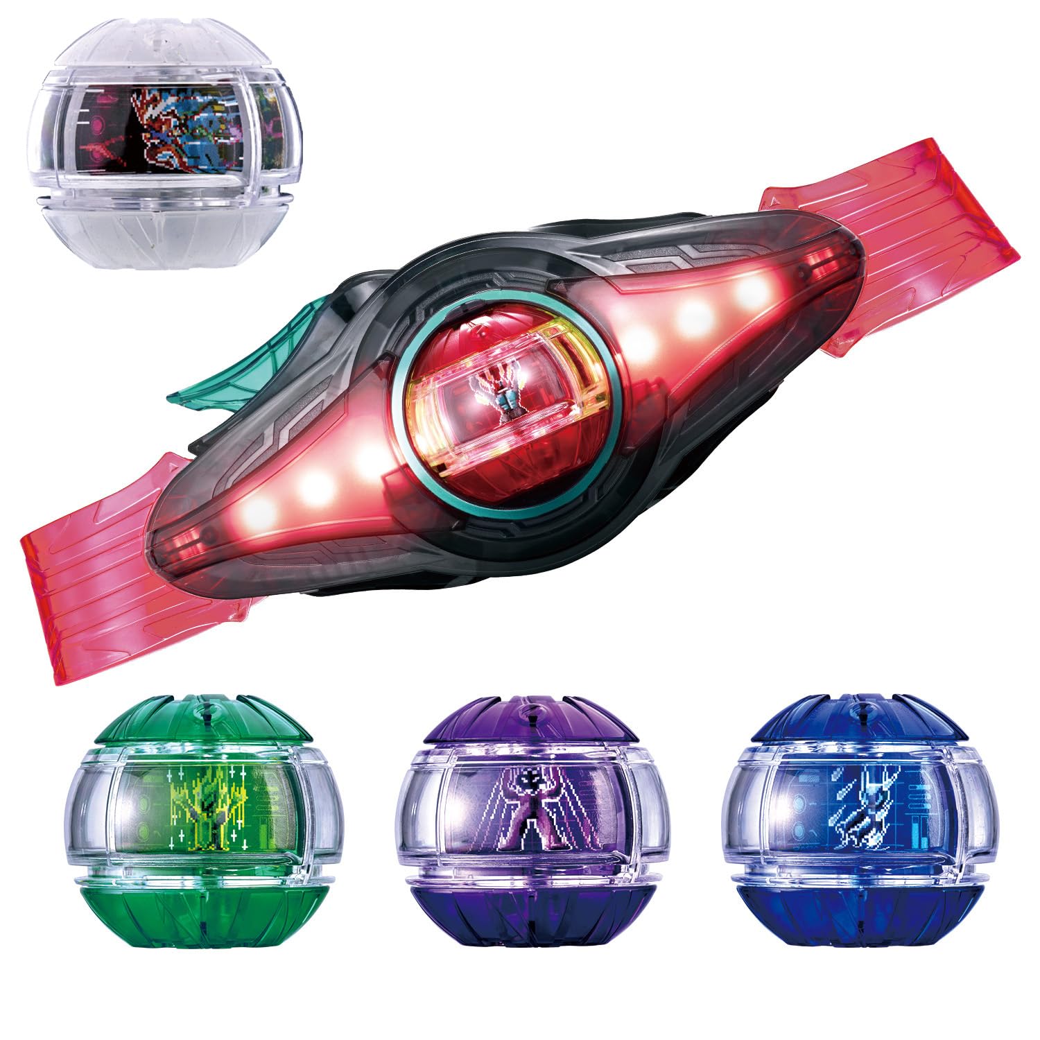 Kamen Rider Zets Transformation Belt DX Zets Driver 4 Form Change Set Booster Capsule [Bandai] (Bonus Included)