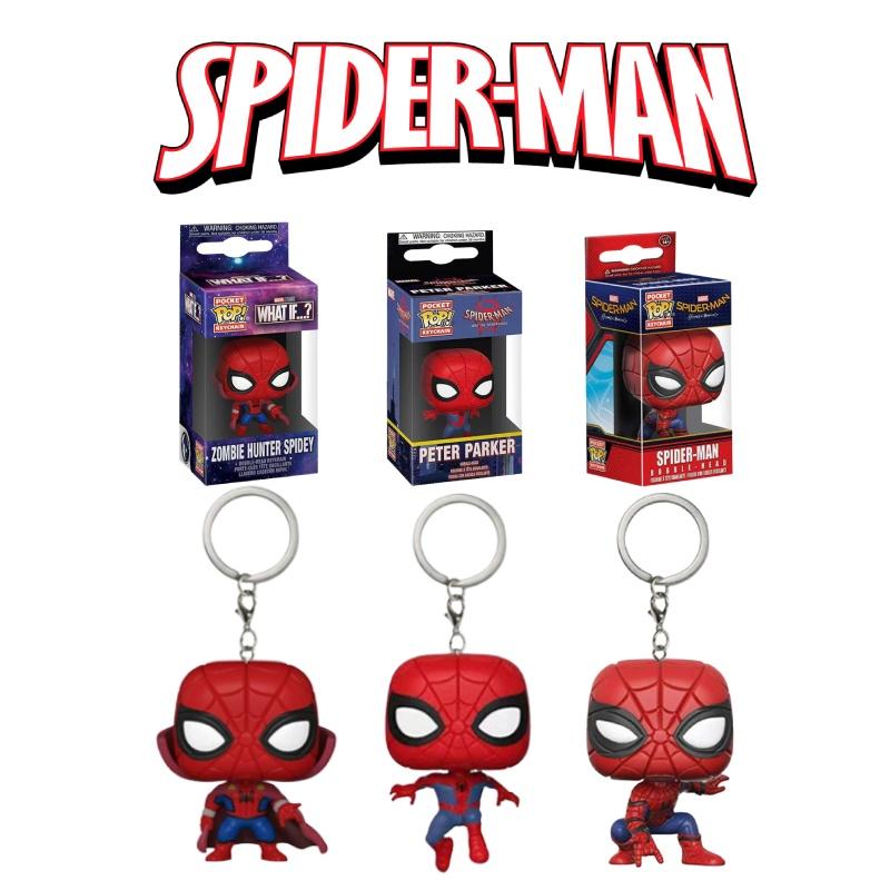 Spider-Man Universum Sammlerstücke Mit Ständer, Umhang Und Schlüsselanhänger