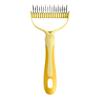 Deshedding Dog Brush for Long Haired Dogs Cats Undercoat Shedding Rake for Dematting Detangling Matted Fur And Knots Pet Grooming Supplies