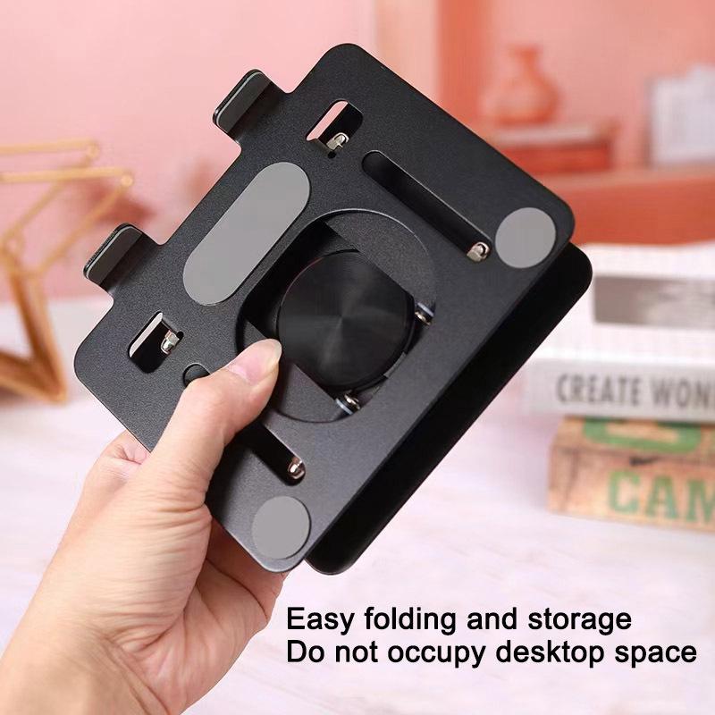 Foldable Rotatable Aluminum Tablet Stand with Heat Dissipation