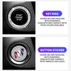 Car One-Click Engine Start Stop Switch Button Cover Ignition Button Sticker For Buick Century Excelle XT LaCrosse Encore Envista