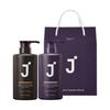 J.SOOP Seiden-Keratin-Protein-Shampoo & Haarpackungs-Behandlungs-Set – Shampoo 500 ml + Behandlung 500 ml | Haarpflege-Set für geschädigtes Haar