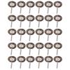 30pcs T-Type Design Horse Hair Polishing Wheel Paint Removal Wheel Brush  For Rotary Grinding Tool