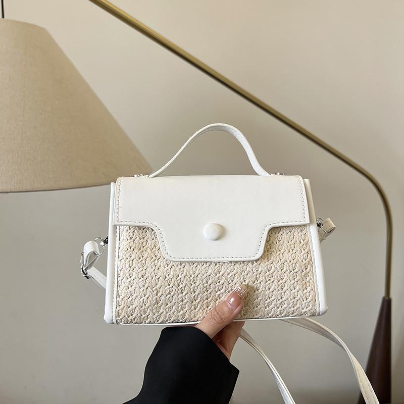 

Trendy Woven Handbag For Spring 2024 Chic Casual Crossbody Purse Available In Multiple Colors Beige