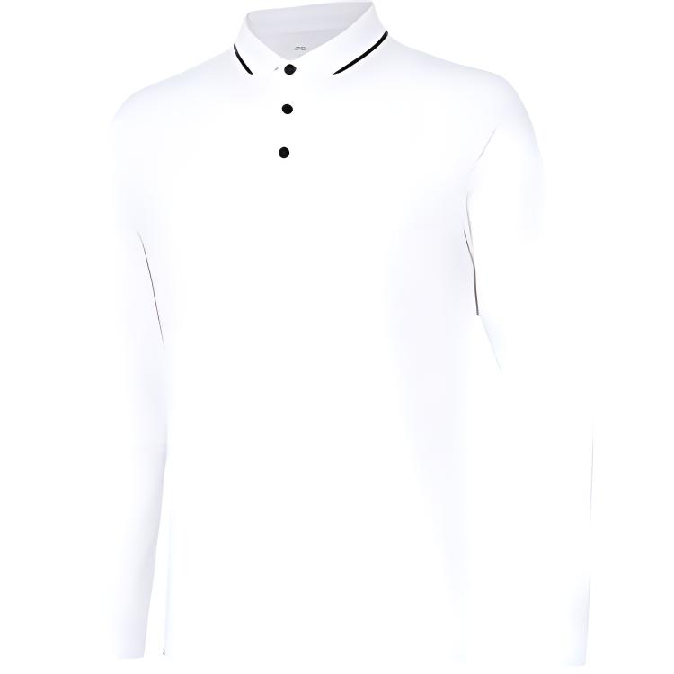 

Li Ning Group Purchase Series Удобная рубашка поло с длинным рукавом для мужчин, топы стандартного белого цвета APLU207-1 S