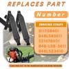 2Pieces Lawn Mower Shoulder Support Straps Heavy Duty Nylon Harness Heat Resistant for EBZ7500RH EBZ8500 EBZ8500RH