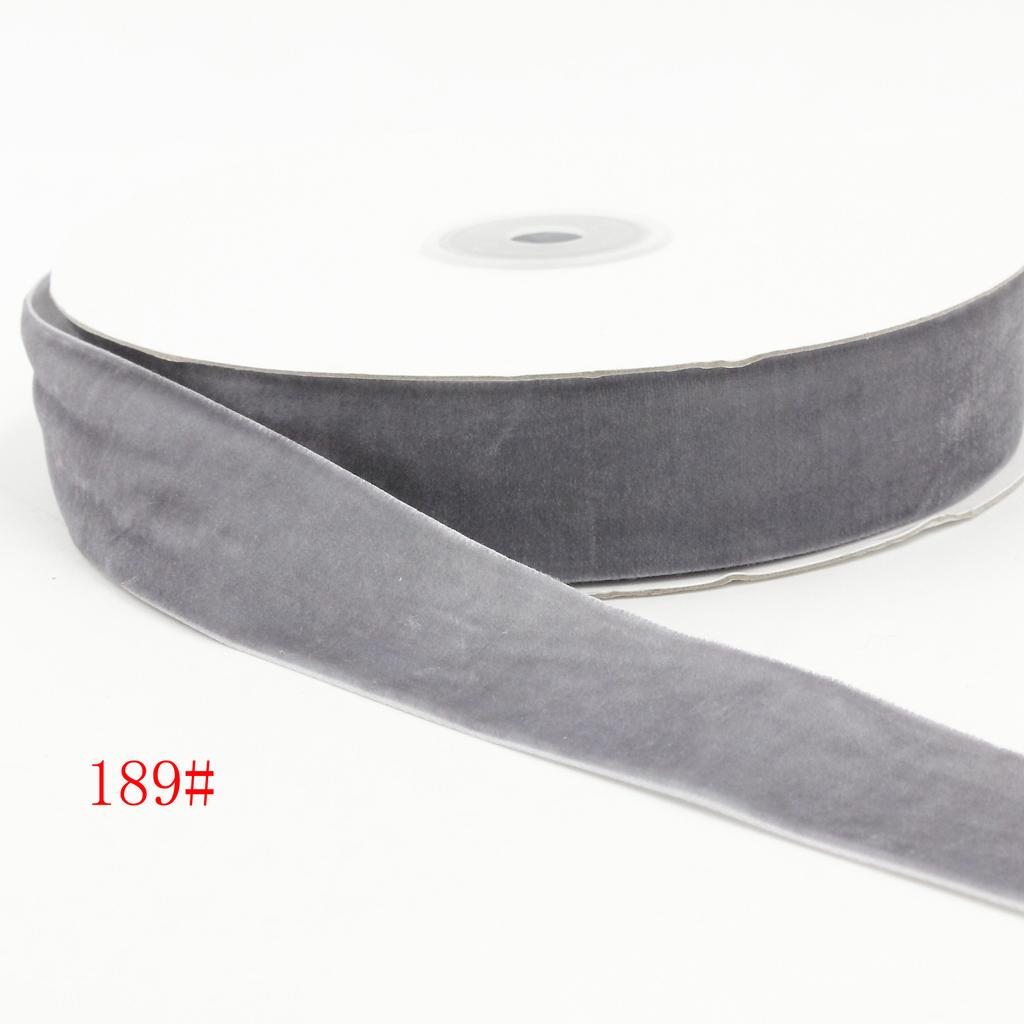 Small Size Packaging Multi-Colored Velvet Ribbon, Hair Accessories Diy Bow Decorative Flocking Webbing