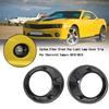 Front Fog Light Lamp Cover Bezel Trim Decor Carbon Fiber For Chevy Camaro 10-13