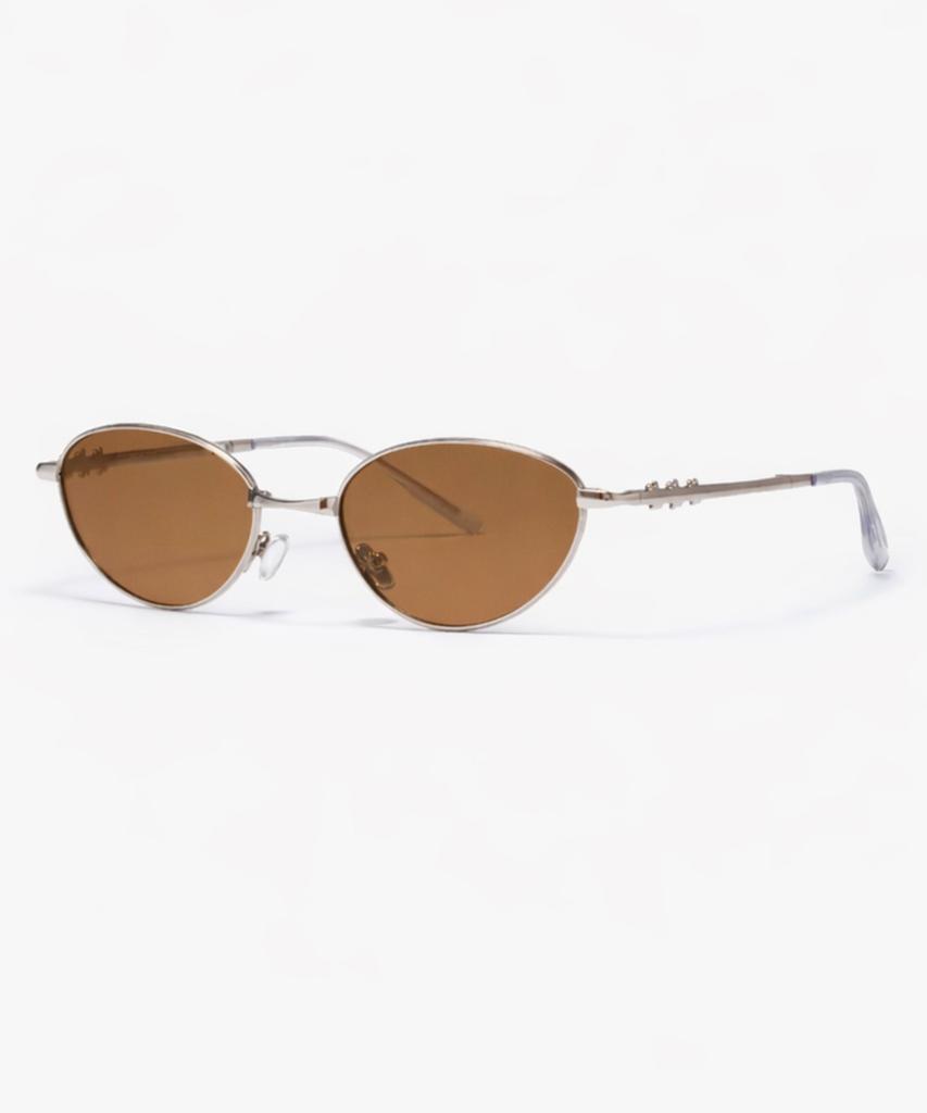 Likkeullou Rc Stainless Steel Epoca F Folder Sunglasses Brown