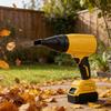 Cordless Leaf Blower 21V Turbo Snow Blower with 2 Batteries Fast Charger 80000RPM for Lawn Care Yard Garage Leaves Dust