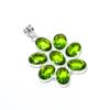 Peridot Gemstone Silver Antique Pendant, 925 Sterling Silver Pendant, Silver Peridot Jewelry, Peridot Gemstone, Handmade Pendant For Gifts