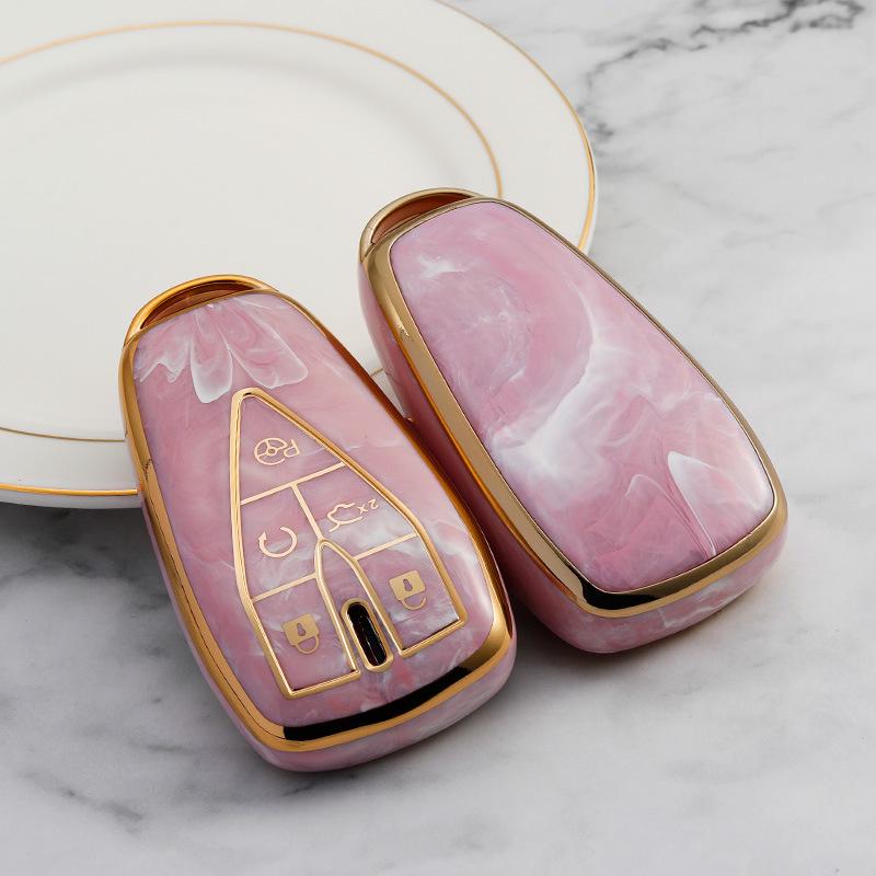 Compatible Changan CS75 Plus/CS55 Plus/Eado Plus/Oshan X5X7 Key Cover - Full Protection Case with Buckle