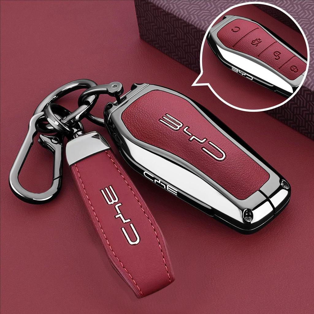 BYD Car Key Cover: Compatible with Qin L, Tang, Song, Yuan, ATTO 3, Seal, Dolphin, E7, E2, Seagull Models.