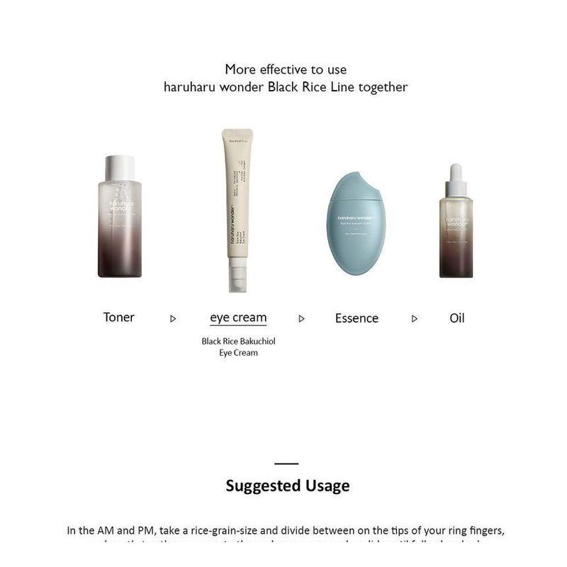 haruharu wonder - Black Rice Bakuchiol Eye Cream