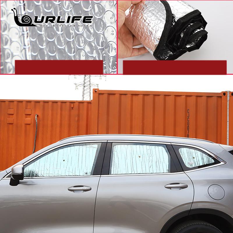Reflective Car Windshield Window Sun Shade Visor Shield Cover Suction Sunshield For Haval H6 3TH  2022 2023