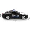 1:32 Die-Cast Modelllegierung Polizeiauto Modell Doppeltür zu öffnen Kinder Spielzeugauto Pendelantrieb Rückzieher Modell Jungen Geschenke