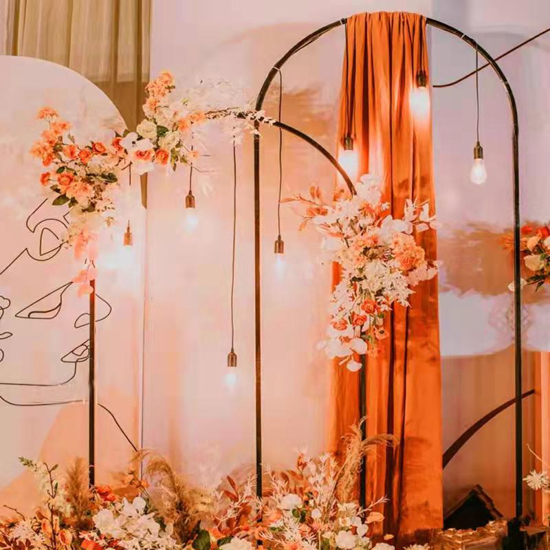 16 Iron Art Balloon Arch Stands - Gold Wedding Party Decoration Props