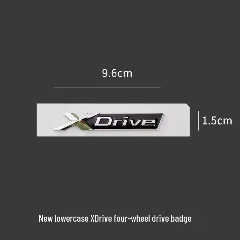 Compatible BMW XDrive/SDrive Tail Badge Sticker for 3, 5, 7 Series