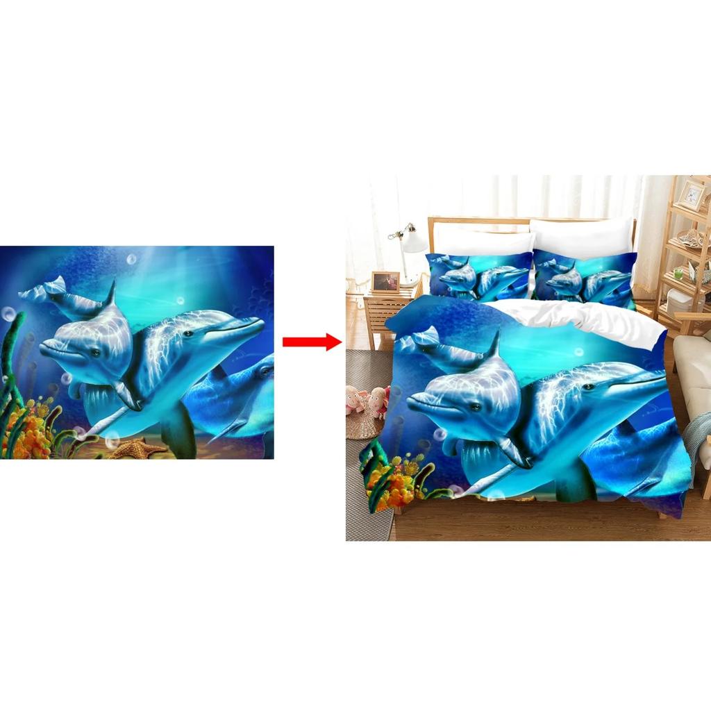 3pcs Sunflower Duvet Cover Set (1*Duvet Cover + 2*Pillowcases, Without Core), 3D Print Plant Flowers Duvet Cover With Pillowcase