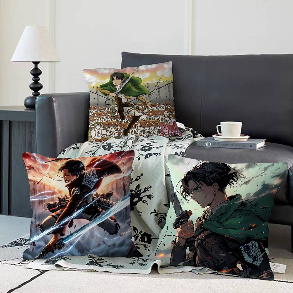 L-Levi A-Ackerman 45*45cm Cushion Cover Pillow Cover Decor Pillowcase Home Pillowcase For Couch Pillow